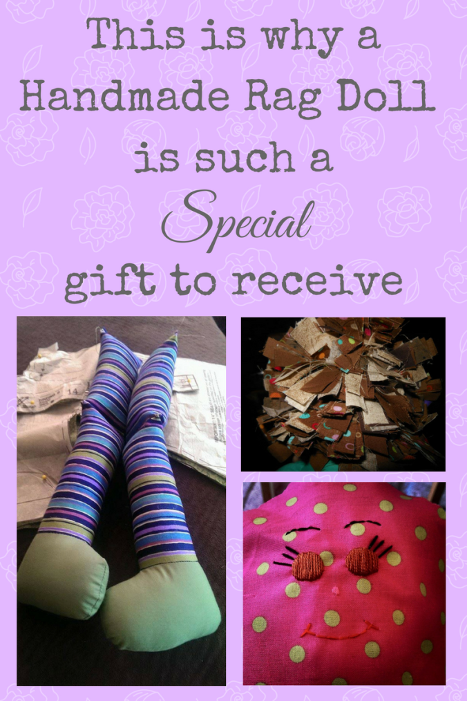 This is why a handmade rag doll is such a special gift to receive.