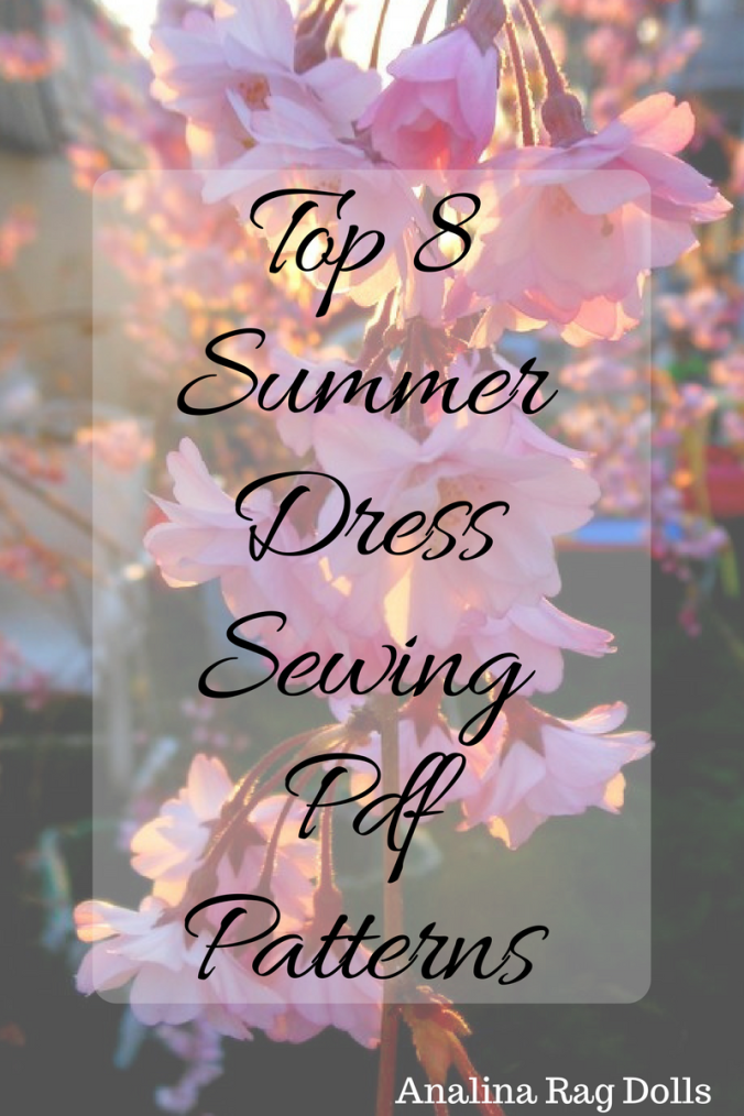 top 8 summer dress sewing pdf patterns