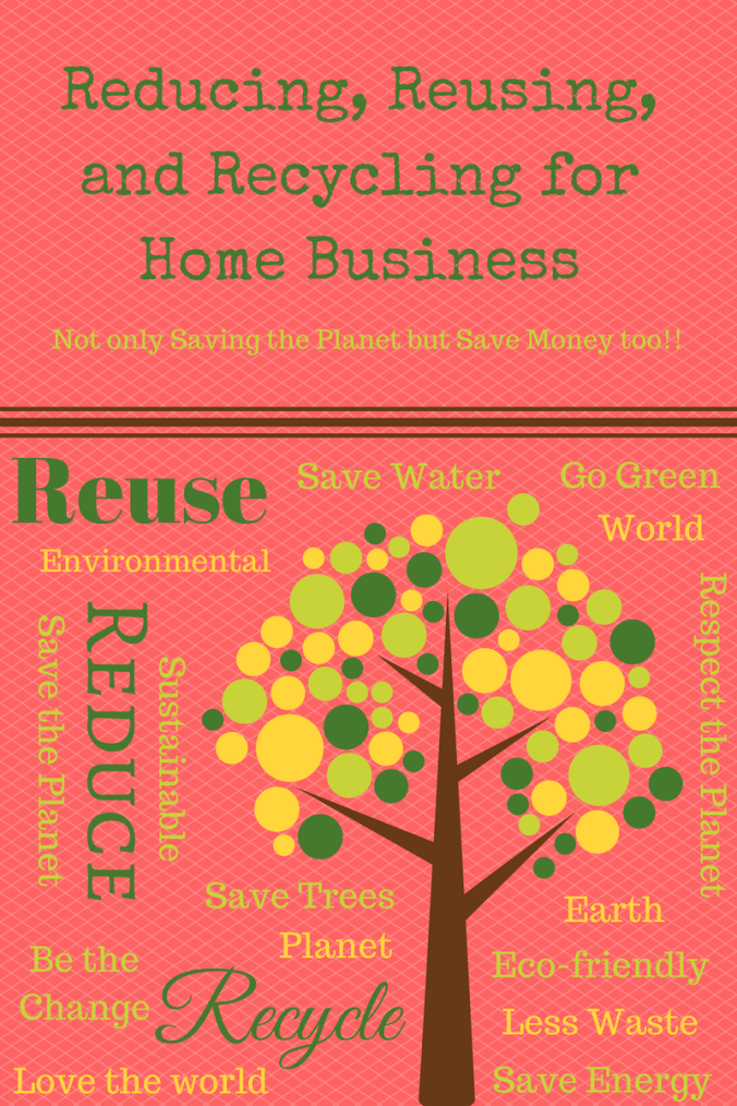 Reducing, Reusing, and Recycling for Home business
