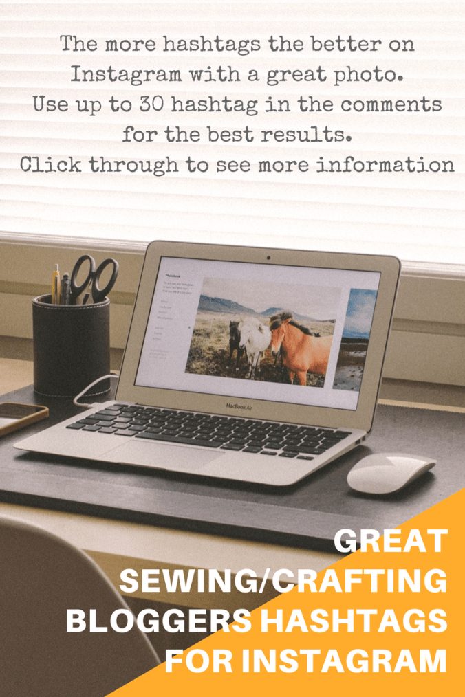 great sewing crafting bloggers hashtags for instagram